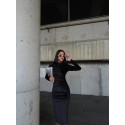 195571 FARBIG KLEID SAMT