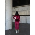 195572 BORDO EŞOFMAN ALTI KADİFE KUMAŞ