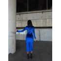 195574 SAKS DRESS VELVET