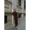 195634 KAFFEE KLEID