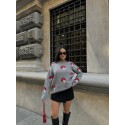 195713 GREY SWEATER KNITWEAR