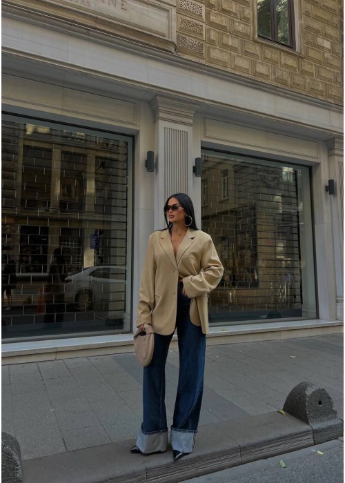195719 BEIGE JACKE