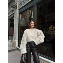 195776 SAHNE BLUSE PLÜSCH