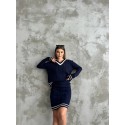 196352 NAVY BLUE SUİT KNITWEAR