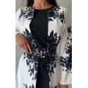 196504 WHITE PATTERNED DRESS Babel Fabric