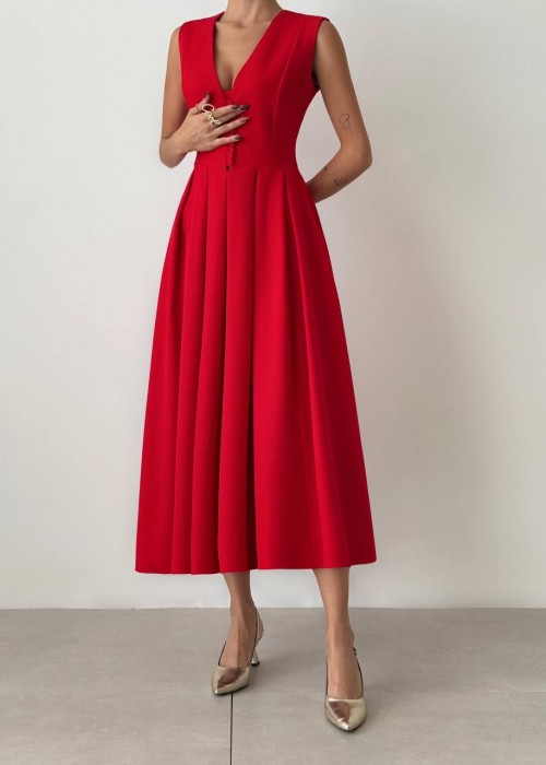 196522 ROT KLEID