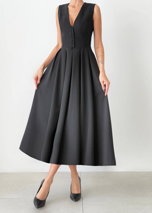 196523 SCHWARZ KLEID