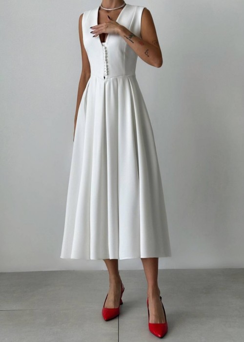 196524 ecru KLEID