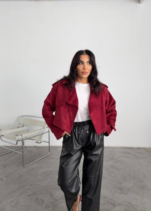 196538 BORDO JACKE Nubuk