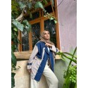 196624 BLUE HIJAB COAT