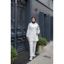 196645 WHITE HIJAB Tracksuit Team