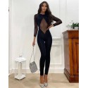 196718 BLACK OVERALLS Sandy fabric