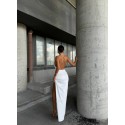 196793 WHITE DRESS MICRO FABRIC