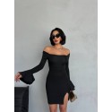 196917 BLACK DRESS SCUBA FABRIC
