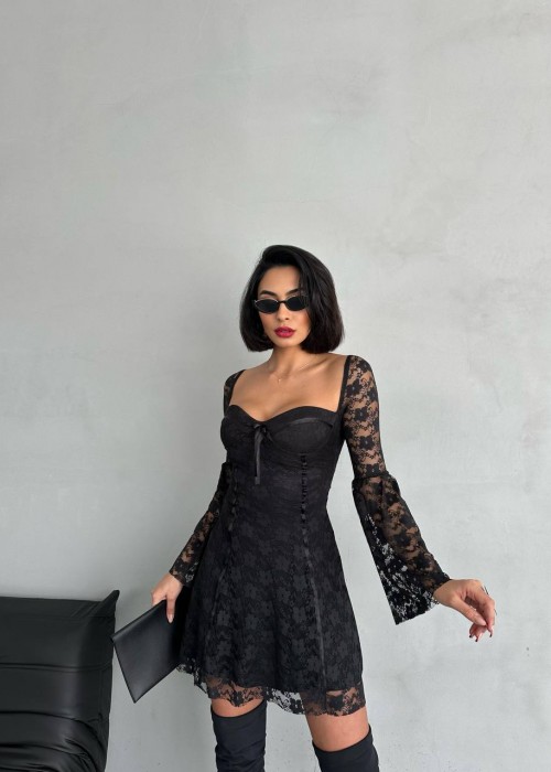 196921 SCHWARZ KLEID