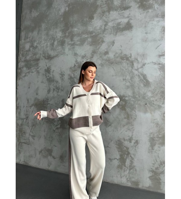 196965 KREM TAKIM TRİKO KREM