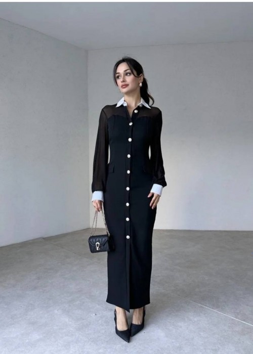 197182 SCHWARZ KLEID