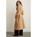 197325 CAMEL COAT STAMP FABRIC