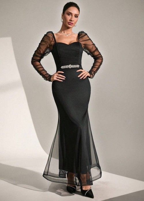 197475 SCHWARZ KLEID