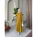 197757 MUSTARD HIJAB SUİT