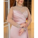 197869 ROSA COCKRAİLKLEİD