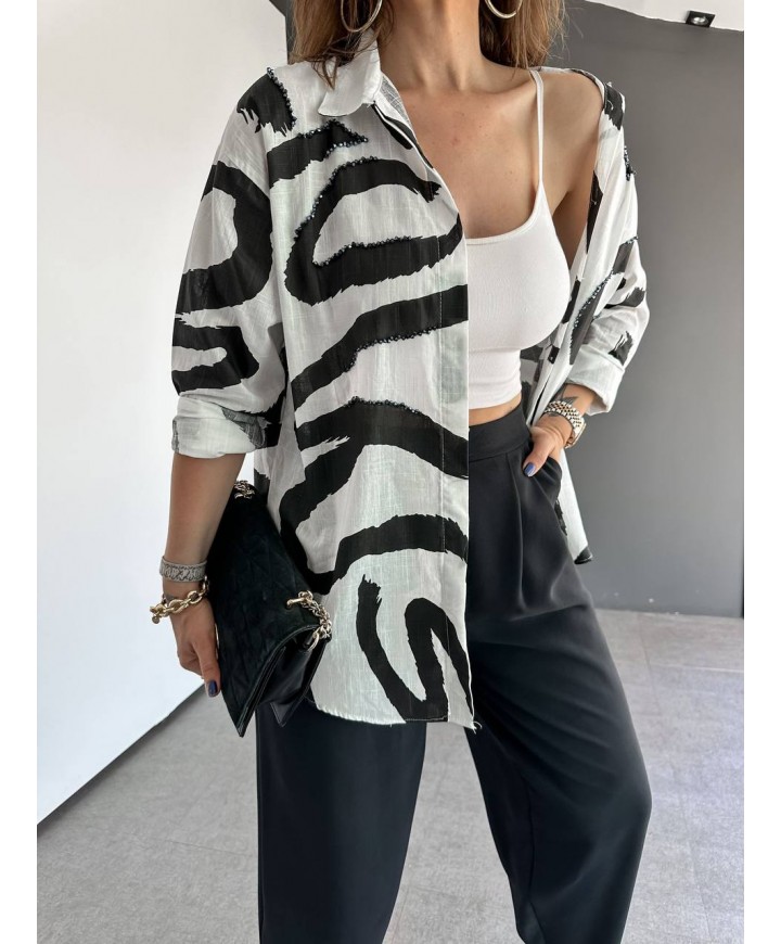 198138 DESENLİ GÖMLEK