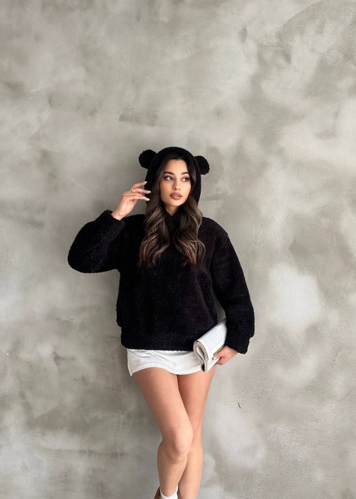 198434 SİYAH SWEAT WELSOFT PELUŞ