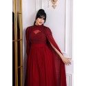198605 ROT COCKRAİLKLEİD