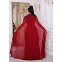 198605 ROT COCKRAİLKLEİD