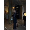198697 BLACK COCKTAİL DRESS TULLE