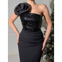 198793 BLACK COCKTAİL DRESS