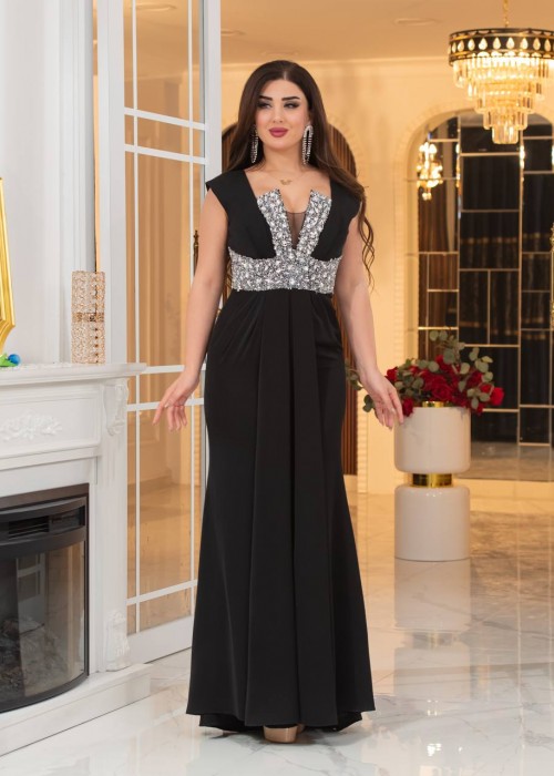 198920 BLACK COCKTAİL DRESS