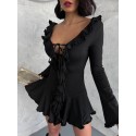 199087 SCHWARZ KLEID