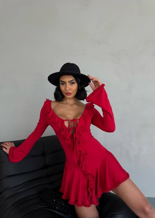 199088 ROT KLEID