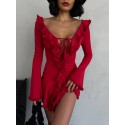 199088 ROT KLEID