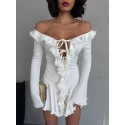 199089 ecru KLEID