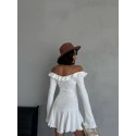 199089 ecru KLEID