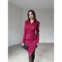 199115 BORDO KLEID Wildleder