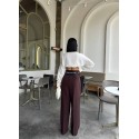 199129 COFFEE TROUSERS