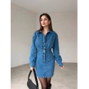 199185 BLAU KLEID Denim