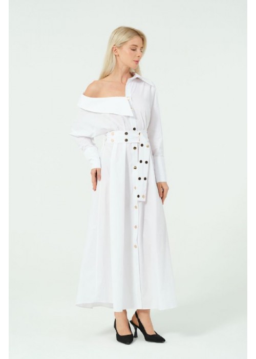 199332 ecru KLEID BAUMWOLLE