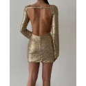 199419 BEIGE DRESS LİNİNG DRESS
