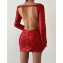 199421 ROT KLEID Futterkleid.