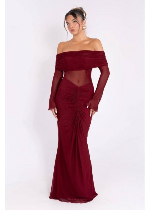 199424 ROT KLEID Futterkleid.