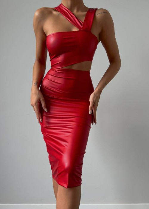 199496 ROT KLEID HAUT