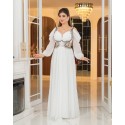 199616 ECRU COCKTAİL DRESS