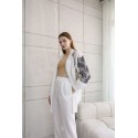 200173 WHITE JACKET KIMONO