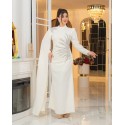 200459 ECRU COCKTAİL DRESS