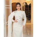 200459 ECRU COCKTAİL DRESS
