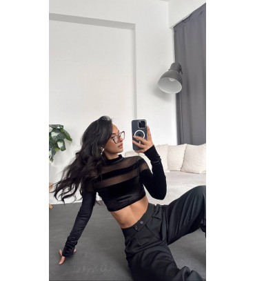 200636 SİYAH BLUZ...